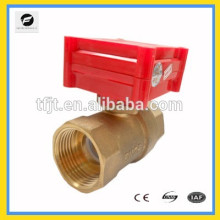 CWX-1.0B DN15 brass female-female BSP DC12V CR05 electric actuator ball valve